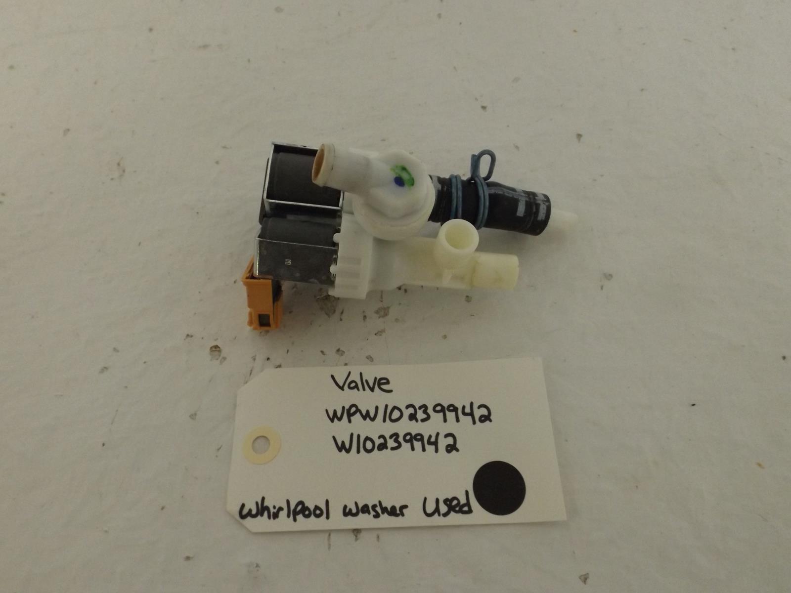 Whirlpool Washer WPW10239942 W10239942 Valve Used Whirlpool Washer WPW10239942 W10239942 Valve Used